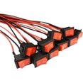thumbnail image 2 of Ac 6a/250v 10a/125v 2 Solder Spst On/off Mini Boat Wired Rocker Switch 2pin Toggle Spst Switch Snap With Lines, 2 of 4