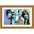 thumbnail image 2 of Stephen Chambers 24x16 Gold Ornate Wood Framed With Double Matting Wall Art Titled - Celebrate Beatles, 2 of 6