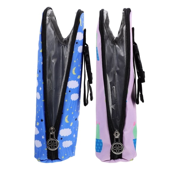 Tineasur 2-Pack Milk Bottle Thermal Bags with Polyester Cactus Design for Nursing and Baby Supplies