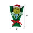 thumbnail image 3 of Dr. Seuss, How the Grinch Stole Christmas Grinch Bouquet, 10 inches Tall, Plush, Green, by Ruz, 3 of 5