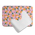thumbnail image 6 of Honeii Fruit Pattern Bathroom Anti-Skid Pad Bathroom Mat Vintage Seamless Pattern Not-Slip Toilet Rug Set, 6 of 6