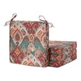 thumbnail image 6 of Greendale Home Fashions 18 x 18 in. Sunset Stripe Outdoor Dining Seat Cushion (4-Pack), 6 of 71