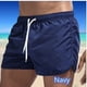 thumbnail image 5 of Pantalones cortos deportivos de malla transpirables para hombre, de moda, para correr, de secado rápido, para entrenamiento fino de verano, para playa, 5 of 5