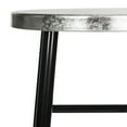 thumbnail image 6 of SAFAVIEH Kenzie Iron Silver Dipped 30" Barstool, Black, 6 of 7