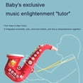 thumbnail image 4 of A Kids Electronic Music Toy Set Simulation Saxophone Trumpet With Led Lights Educational Instrument Learning Gift For Children, 4 of 6