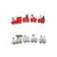 thumbnail image 2 of Advancent Tren de Feliz Navidad 4 secciones Decoración de Regalo para niños Oso Muñeco de nieve Decoraciones Arreglo Suministros Kits de decoración para fiestas Rojo, 2 of 6
