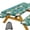 Green, variant on Camping Picnic Table Cover with Bench Covers and Bag, Camping Essentials, Windproof Fabric, Fitted Tablecloth Cover with Elastic Edge, for Indoor & Outdoor, Garden, 3 PCS, 30x72 Inch