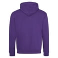 thumbnail image 2 of (Price/each)Just Hoods By Awdis JHA003 Varsity Contrast Hoodie-Purple/Sun Yellow-L, 2 of 2