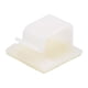thumbnail image 1 of Clips de cable adhesivos Uxcell organizador de cables para coche, oficina y hogar 0.75" x 0.75" x 0.47'' blanco 20 piezas, 1 of 5