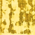 thumbnail image 1 of Ahgly Company Machine Washable Indoor Square Abstract Yellow Modern Area Rugs, 5' Square, 1 of 4