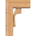 thumbnail image 3 of Ekena Millwork 7 1/2"W x 18"D x 26"H Westlake Block Smooth Bracket w/ Offset Brace, Western Red Cedar, 3 of 25