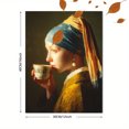 thumbnail image 3 of Girl with a Pearl Earring Canvas Wall Art, Classic Portrait Print for Living Room Bedroom Dining Room Office Hotel Lobby Decor, 3 of 8