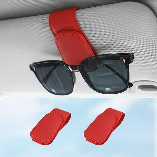 Porte-lunettes de soleil pour pare-soleil de voiture Clip de