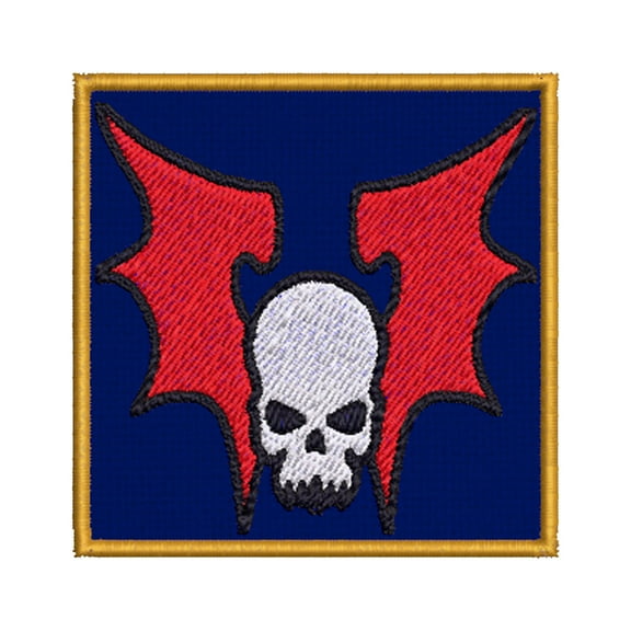 Night Lords Warhammer 40k Embroidered Patch Iron-On Applique, Cosplay Vest Clothing Badge Back Packs Uniform DIY Geeks and Gamers Table Top