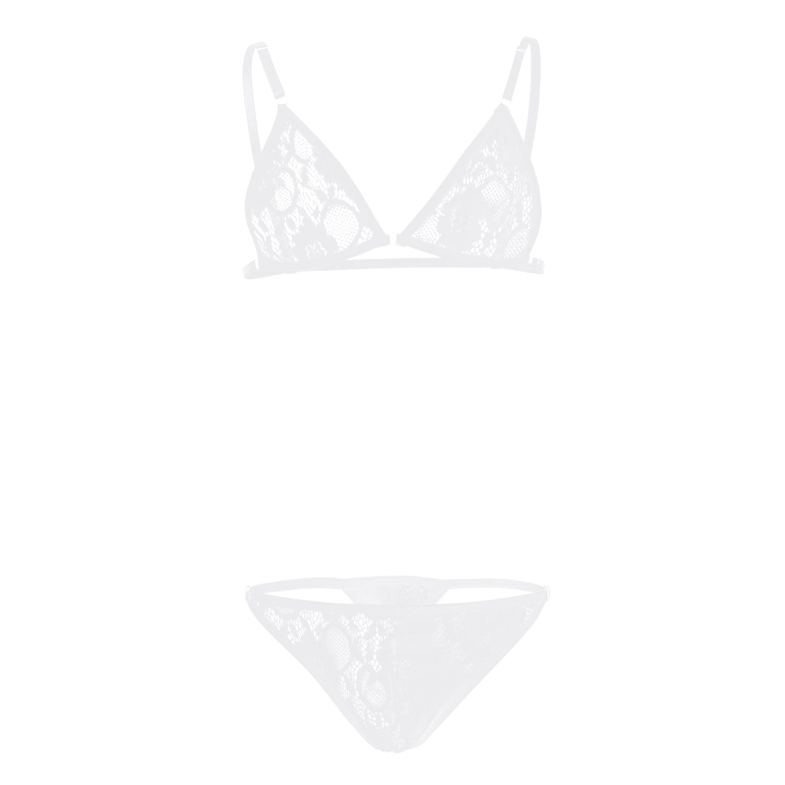 String Dentelle Pour Hommes Yomie - Sous-Vêtements Transparents T-Back, Taille Basse, Respirant