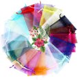 thumbnail image 1 of Dinheiro 100 piezas 3,93 x 4,72 pulgadas (10 x 12 cm) Bolsas de organza transparente, Bolsas de regalo de boda con cordón, Bolsas de regalo de joyería para fiesta, Joyería, 1 of 5