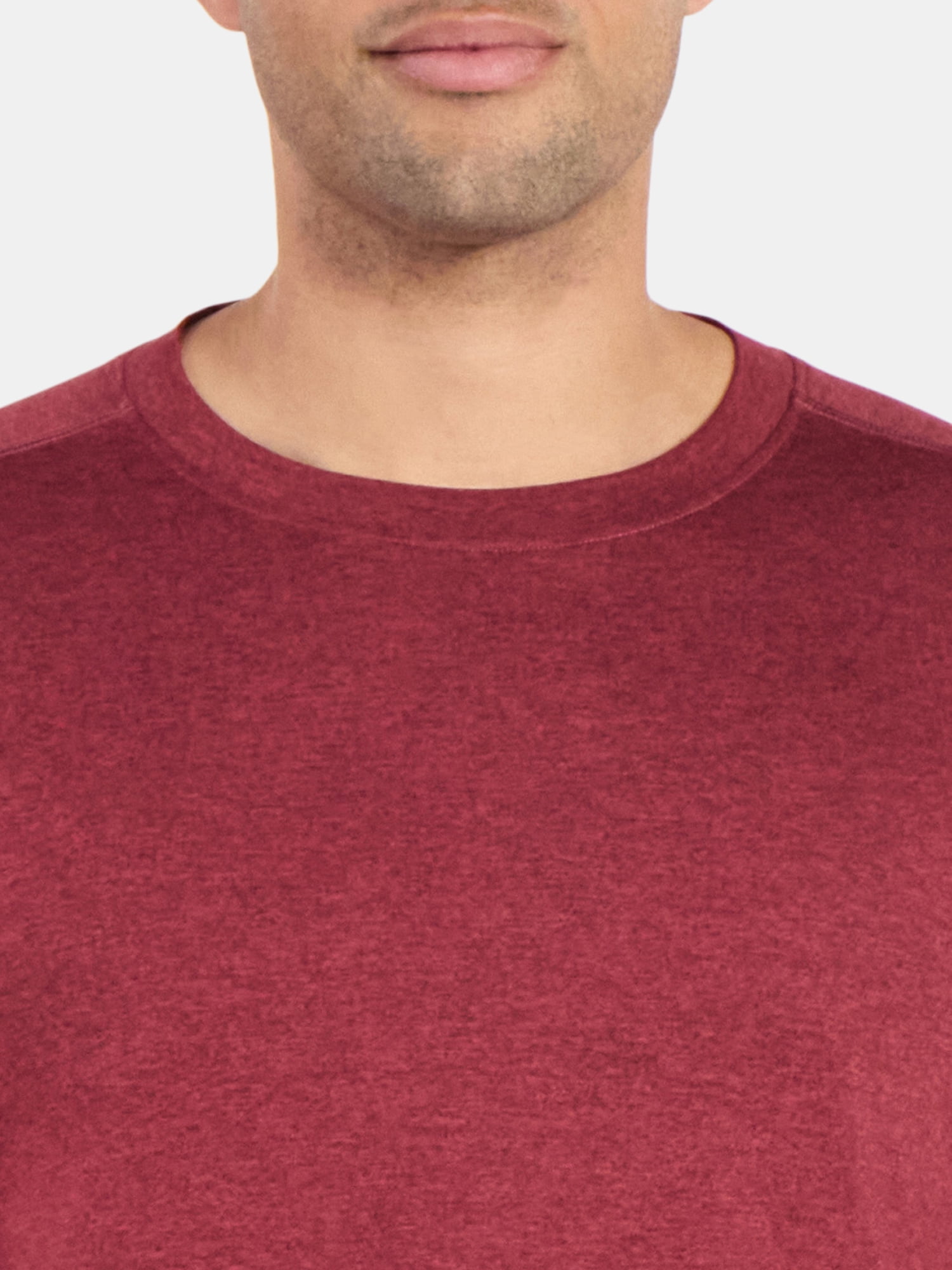 Athletic Works Men's and Big Men's ButterCore Soft Long Sleeve Tee Shirt, Sizes XS-5XL