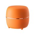 thumbnail image 1 of OUSITAID Trash Can  Storage Bucket Office Desktop Waste Bin Plastic Kitchen Garbage Organizer with Lid  Orange, 1 of 10