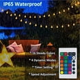 thumbnail image 5 of Dinheiro Globe Solar String Lights, 30 Crystal Ball Outdoor String Lights for Garden Gazebo Patio Decoration, 5 of 5