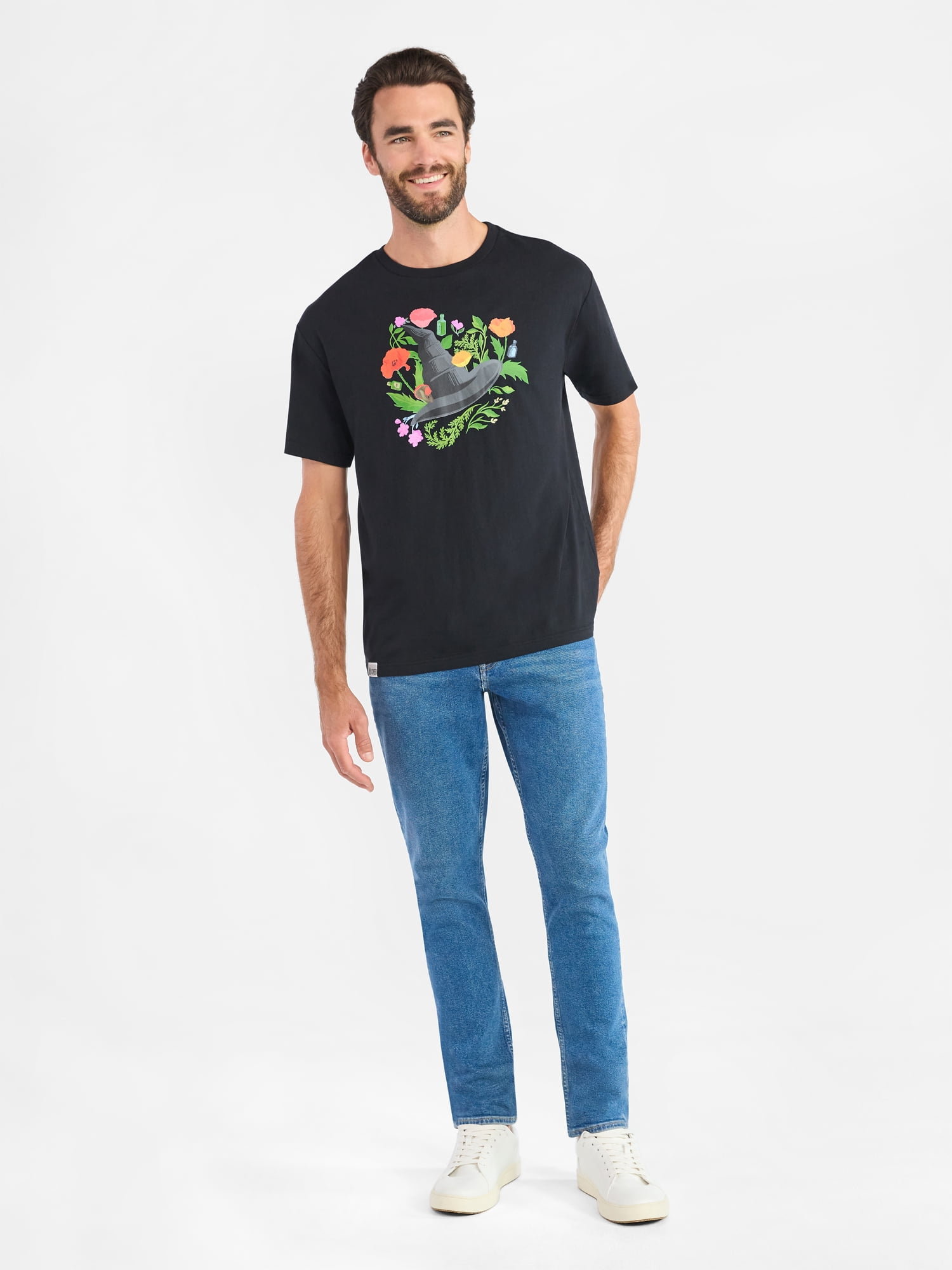 Wicked Men's and Big Men's Front Back Graphic Tee with Short Sleeves, Sizes S-3XL