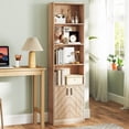 thumbnail image 5 of Gymax 2 PCS 71'' Bookshelf w/2-Door Cabinet 6-Tier Bookcase Tall Storage Cabinet Display Rack, 5 of 10