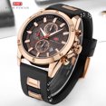 thumbnail image 4 of Mens Watch Casual Sports Watches (Chronograph/Waterproof/Luminous/Calendar) Silicon Band Fashion Quartz Watch for Men, 4 of 7