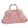 thumbnail image 4 of Bolsa deportiva de gimnasio, bolsa de viaje con compartimento para zapatos, ligera y ajustable. Rosa, 4 of 9