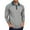 Light Gray, variant on MIXUE Polo Shirts For Men Summer Solid Color Lapel Button Down Long Sleeve Slim Fit Casual Daily-Wear,White,XL
