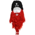 thumbnail image 1 of Gorro para cosplay, calaveras, labios, barba grande, cálido disfraz, 1 of 1