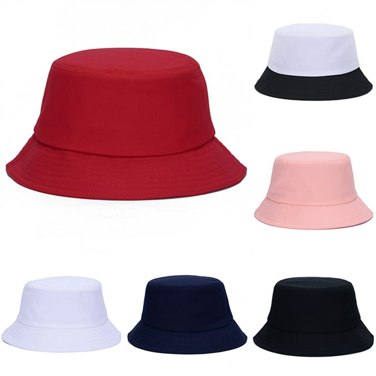 UDIYO Cotton Bucket Hat Foldable Packable Fishing Hat Beach Cap for Kids  Teen Girls Women Men 