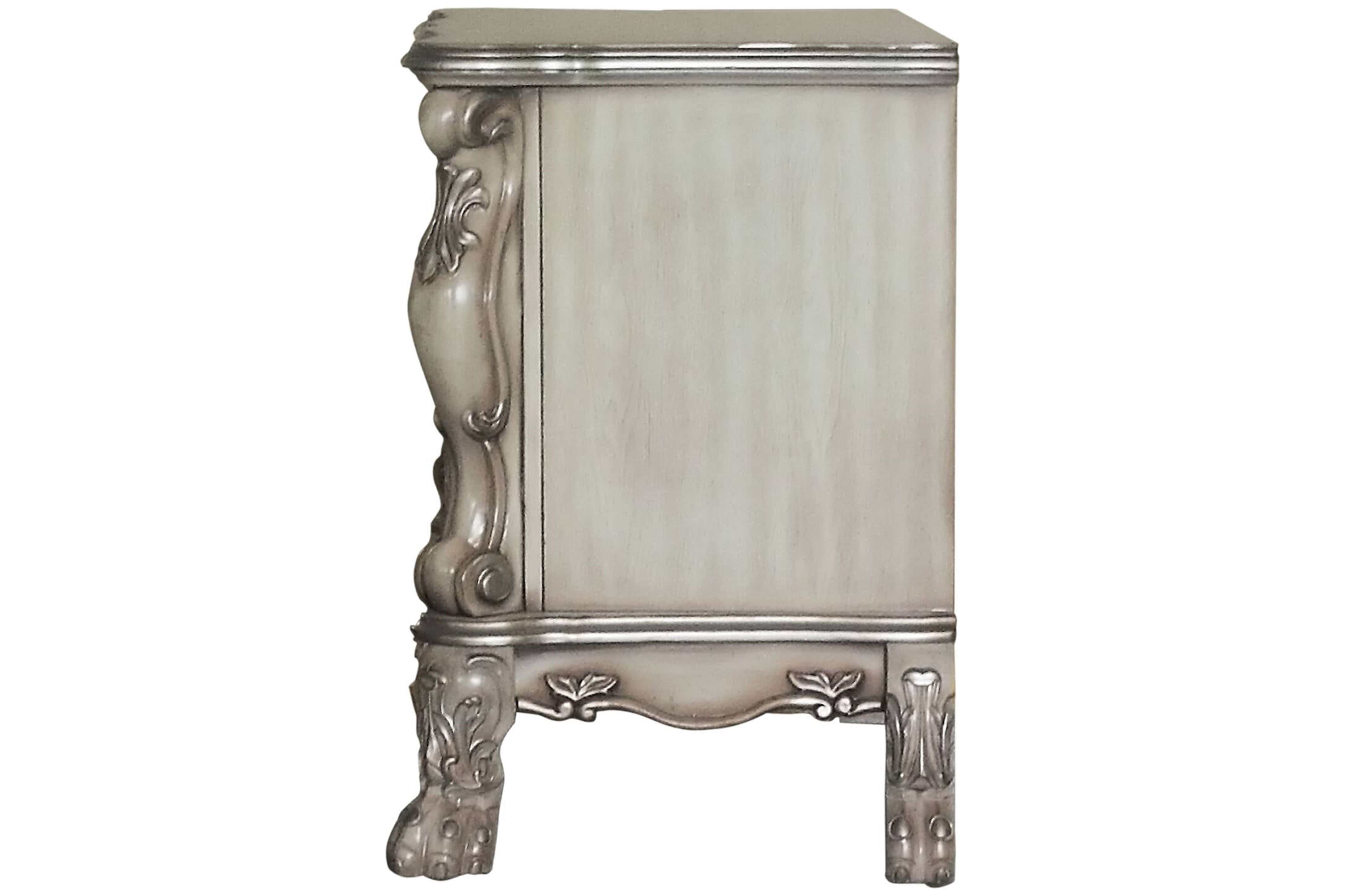 Dresden Nightstand in Vintage Bone White