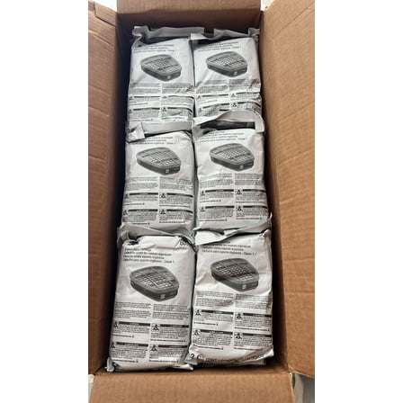 6 Packs 3M 6001 Organic Vapor Replacement Respirator Cartridge (Exp. 2029)