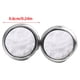 thumbnail image 5 of Pendientes de aro Minnieouse acero inoxidable incrustaciones de diamantes de imitación color blanco brillante, 5 of 6