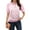 05-Pink, variant on Women's T-Shirts Short Sleeve Womens Polo Shirts Soft Lapel Slacking Casual Black Size L