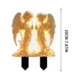 thumbnail image 3 of PEIBang 7.9 Inch Acrylic Garden Stake Decor,2D Flat Angel Ground Plug Ornament for Outdoor Yard Lawn Patio and Courtyard Decoration, 3 of 6