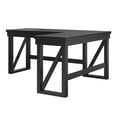 thumbnail image 3 of Crestwood Lift Top L Desk, Black, 3 of 9