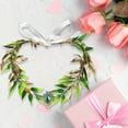 thumbnail image 4 of Elf Flower Headband for Women - Handmade Fairy Floral Headpiece with Leaves for Renaissance, , Weddings & Photoshoots Green Leaf Design, 4 of 8