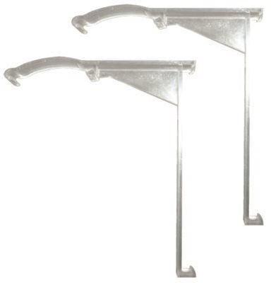 PVC DESIGNERS TOUCH 299084 Vertical Blind Valance Clip for Aluminum Headrail