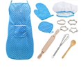 thumbnail image 2 of Juego de delantal y gorro de chef para niños con utensilios de cocina de 11 piezas, 2 of 3