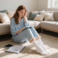 thumbnail image 5 of Ruffle Socks Woman, White Crew Cute Frilly Ankle Lettuce Dress Socks for Women Girls Turn-Cuff  5Pairs, 5 of 6