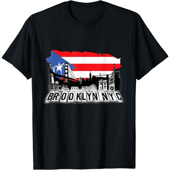 Brooklyn PUERTO RICO BROOKLYN BRIDGE T-Shirt Shirts