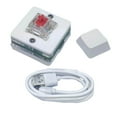 thumbnail image 3 of justharion USB Mini Clavier 1 Touche Programmation Rétroéclairage RVB pour Bureau Interrupteur Rouge, 3 of 8