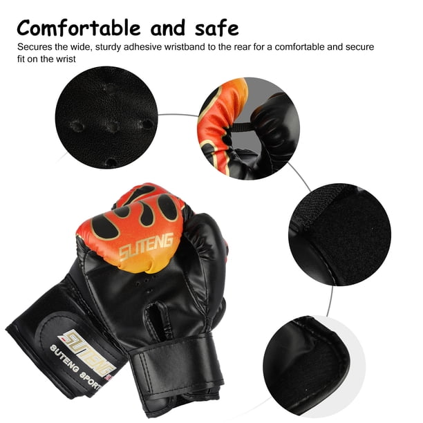 Gants Muay Thai Enfant Gants De Boxe Dioche Pour Enfants 2-11 Ans - Cuir PU Respirant Protection Boxe Muay Thai Gants Muay Thai Enfant Gants De Boxe Dioche Pour Enfants 2-11 Ans - Cuir PU Respirant Protection Boxe Muay Thai