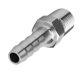 thumbnail image 2 of 2PCS 1/4in Stainless Steel BSPT Male Thread Connector Barb Joint Quick Coupling Connector Pipe Fitting(BSPT1/4-6mm ), 2 of 4