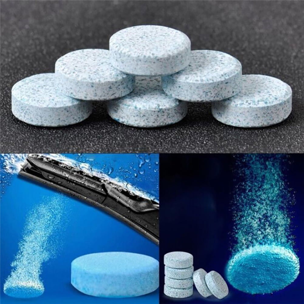 5pcs Windscreen Cleaner Glass Cleaning Pills Effervescent Tablet Wash 