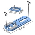 thumbnail image 2 of Push Up Board Abdominal Máquina Ejercicios Multifuncional Rebada Automática Servicio Pesado Plegable para Entrenamiento Cuerpo, 2 of 7