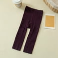 thumbnail image 2 of Kids Knit Ankle Leggings Pants Footless Cotton Pantyhose Winter Tight Stockings for Infant Toddler Girls 0-8 Years (1/3 Pairs), 2 of 8