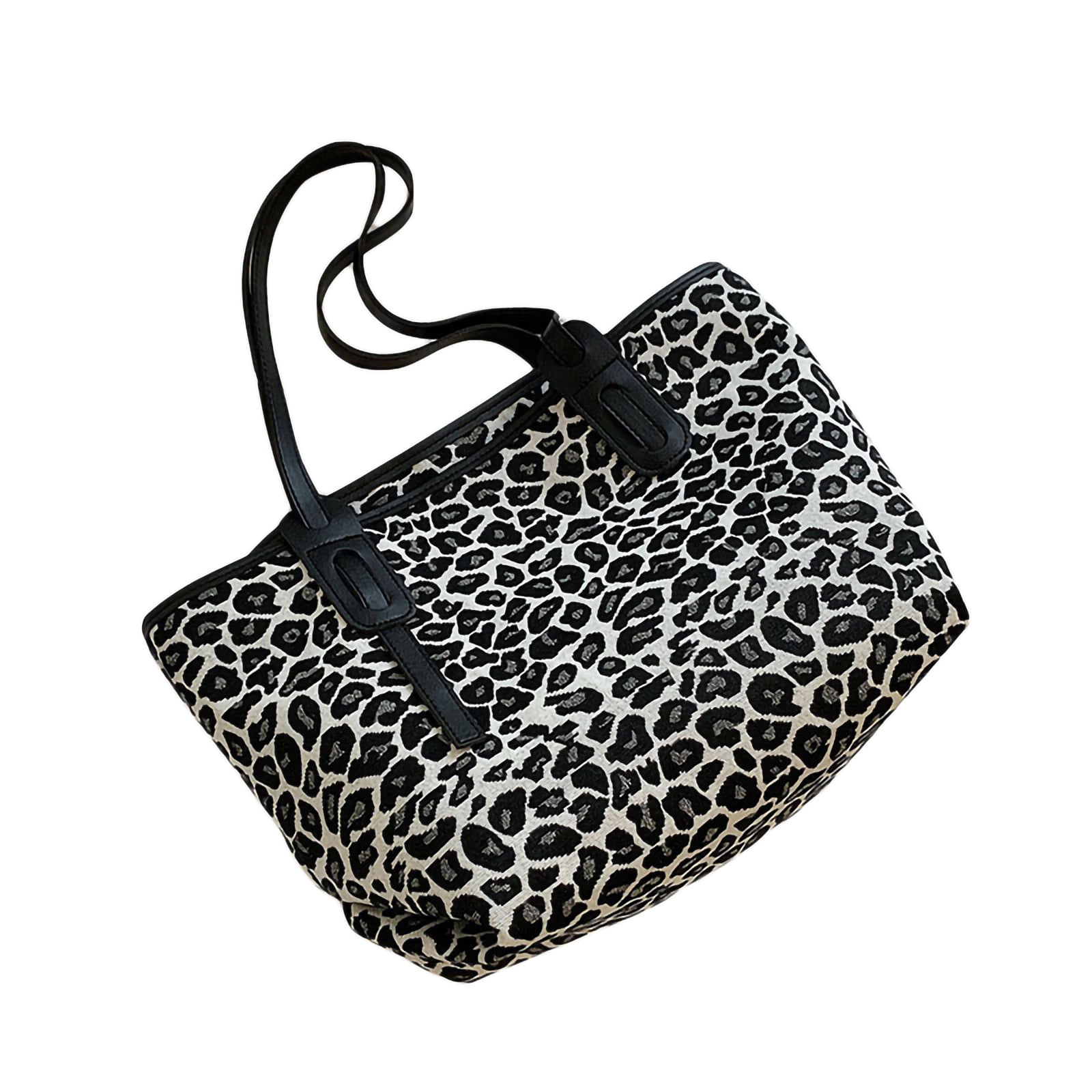Listenwind Women's Casual Shoulder Bag Leopard Print Soft PU 