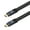 black0.5m, variant on USB 3.2 Type C Soft Flexible Cable,20Gbps Data Transfer, 8K60hz Video Transmission for Laptops, Tablets, and Phones