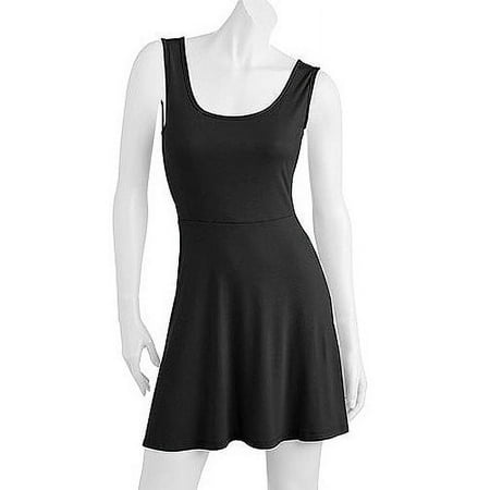 Juniors Plus Knit Fit N Flare Dress